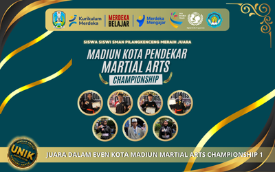 PRESTASI: SISWA SISWI SMAN PILANGKENCENG MERAIH JUARA DALAM EVEN KOTA MADIUN MARTIAL ARTS CHAMPIONSHIP 1