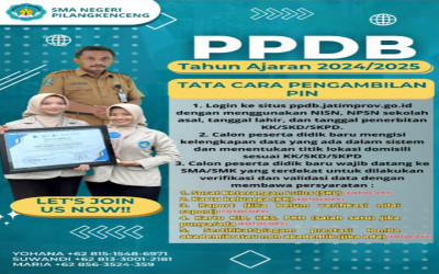 JADWAL PENGAMBILAN PIN PPDB 2024 DI SMAN PILANGKENCENG