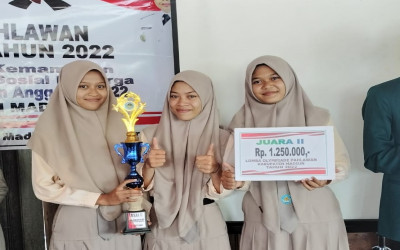 PRESTASI: Siswi SMAN Pilangkenceng berhasil meraih juara dalam Olimpiade Pahlawan Tingkat Kabupaten Madiun