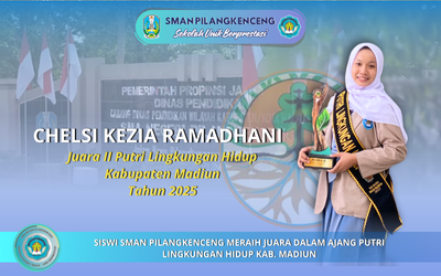PRESTASI: SISWI SMAN PILANGKENCENG MERAIH JUARA PADA AJANG PEMILIHAN PUTRI LINGKUNGAN HIDUP KABUPATEN MADIUN TAHUN 2025